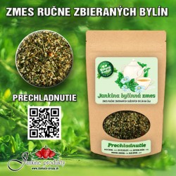 domaci sypaný čaj na prechladnutie chrípku nádchu domáce bylinkové čaje Jankine produkty