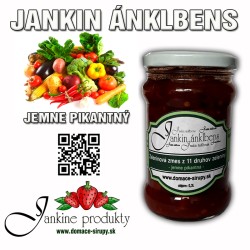 Jankin domáci ánklbens domáce produkty od Janky omáčky predaj z dvora