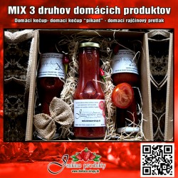 Domáci kečup rajčinový pretlak Domáce produkty predaj z dvora Darčeková krabica